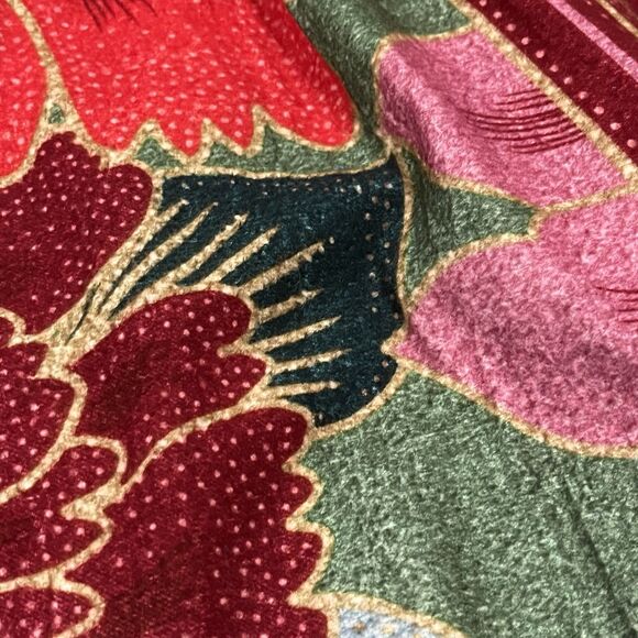 Farm Rio Solar Chita Green Pants Women’s Large Multicolor Tropical Floral Bright - Picture 4 of 10